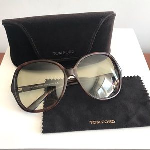 Tom Ford | Oversized Tortoise Shell Sunglasses